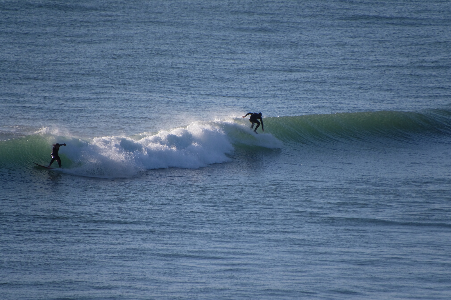 Day 2 of a small long period swell near Anatori., Anatori River