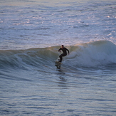 The second day of a small long period swell. A reef near Anatori., Anatori River