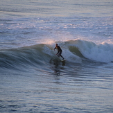 The second day of a small long period swell. A reef near Anatori., Anatori River