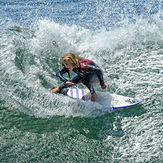 Surfing the Slot, Steamer Lane-The Slot