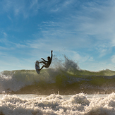 Surf's up, Oceanside Pier