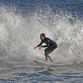 Surfing at Bradley Beach