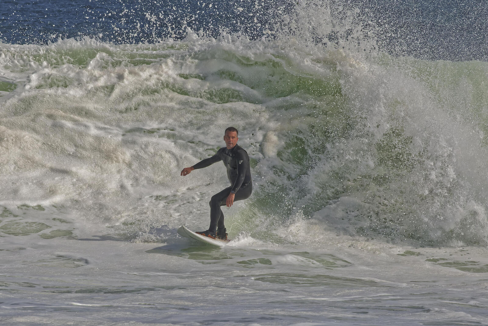 Surfing at Bradley Beach