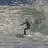 Surfing at Bradley Beach