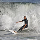 Surfing at Bradley Beach