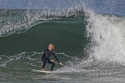 Surfing at Bradley Beach photo