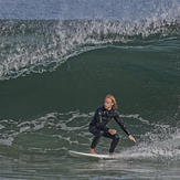 Surfing at Bradley Beach