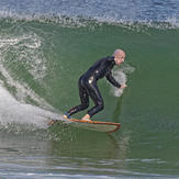 Surfing at Bradley Beach