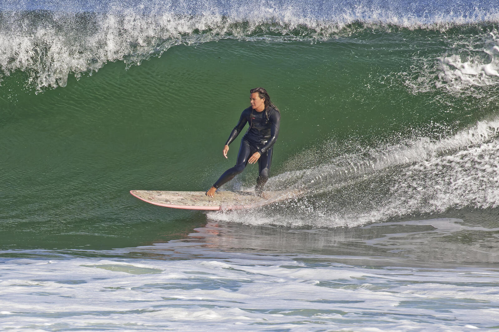 Surfing at Bradley Beach