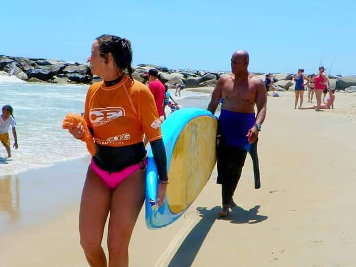 Tandem surf heat/steel pier classic, 1st Street Jetty