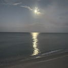 Moon over Turtle Beach