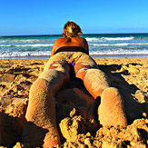 Rest after surf, Playa del Macao