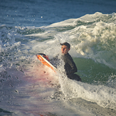 Agua coloreada, Playa de Gros