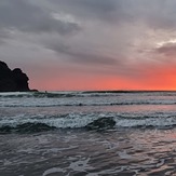 Piha sunset, Piha-The Bar