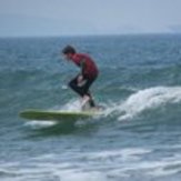 Longboarding at newgale