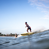 Clean sky &amp; dirty water at Dewata surf point