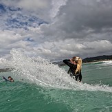 Ella , shredding her local, Whangamata Bar