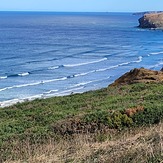 September swells, Watergate Bay