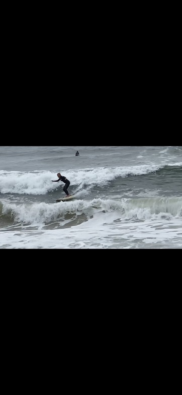 Surfing a Fish, Outside Ponquogue