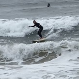 Surfing a Fish, Outside Ponquogue