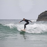 Surfing at Portreath, Portreath Beach