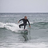 Surfing at Portreath, Portreath Beach