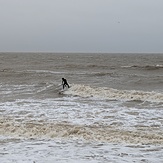 Fred P riding out a small right-hander, Walton-On-The-Naze