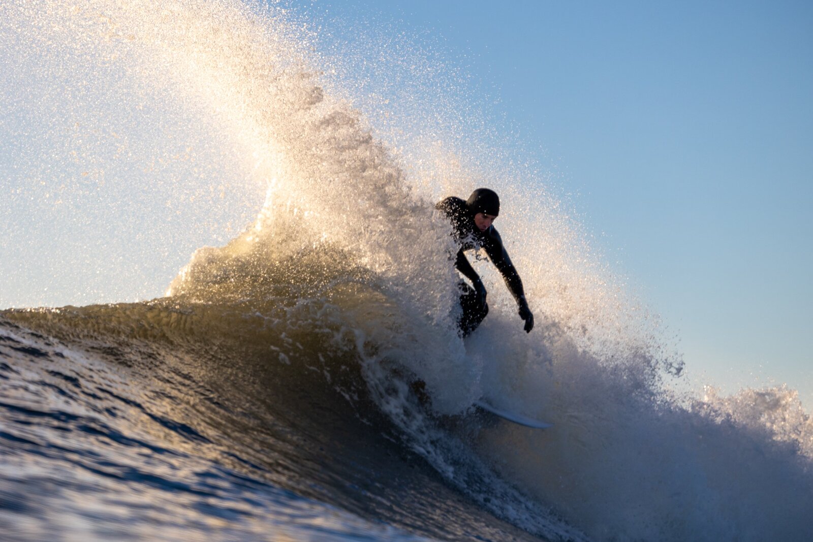 Ken Hunt throwing buckets, Virginia Beach