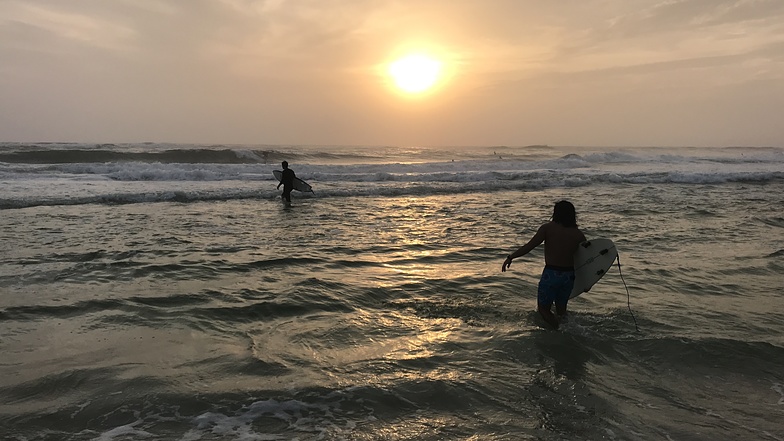 St Andrews State Park surf break