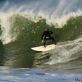 Surfing - Waves from Hurricane Diona, Manasquan Inlet