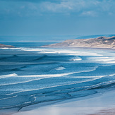 Spring day surf at Llangennith