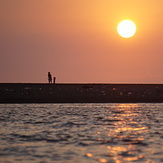 Sunset Pascuales Beach