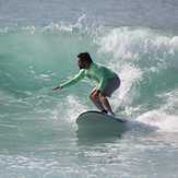 Surf lesson line up, Bahia Chileno