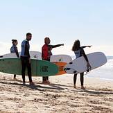 Selecting the peak, Playa El Palmar