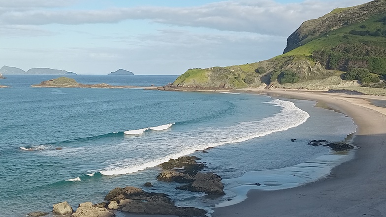 View from the dunes, Ocean Beach (Whangarei)