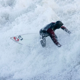 Coney Beach Surfing (Winter!), Trecco Bay