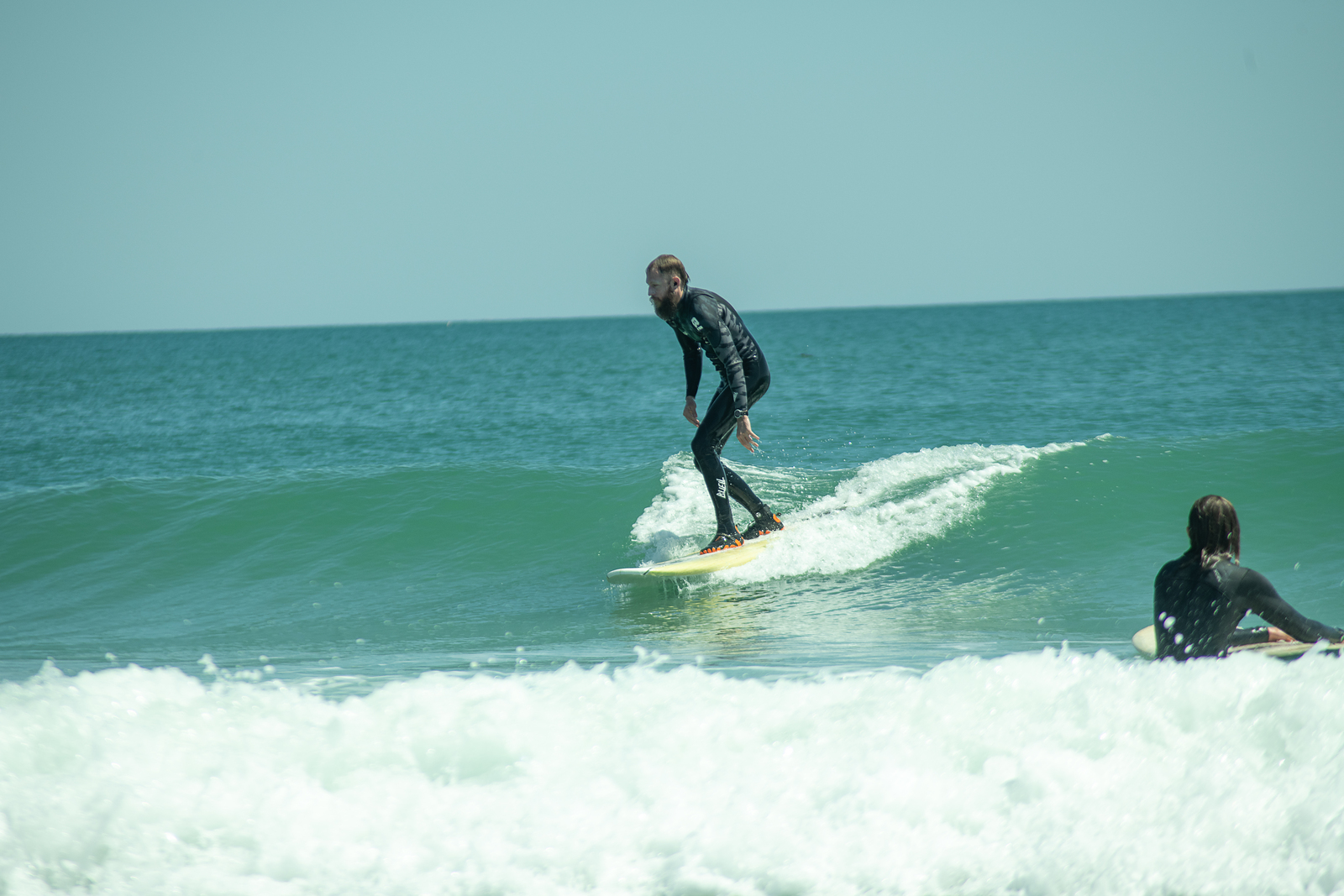 Double over ankle at Crystal Pier, Wrightsville Beach