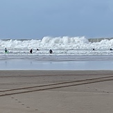 A lively shot from the Moor Lane end., Croyde