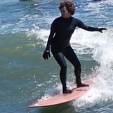 Surfer girl, Pleasure Point-Second Peak