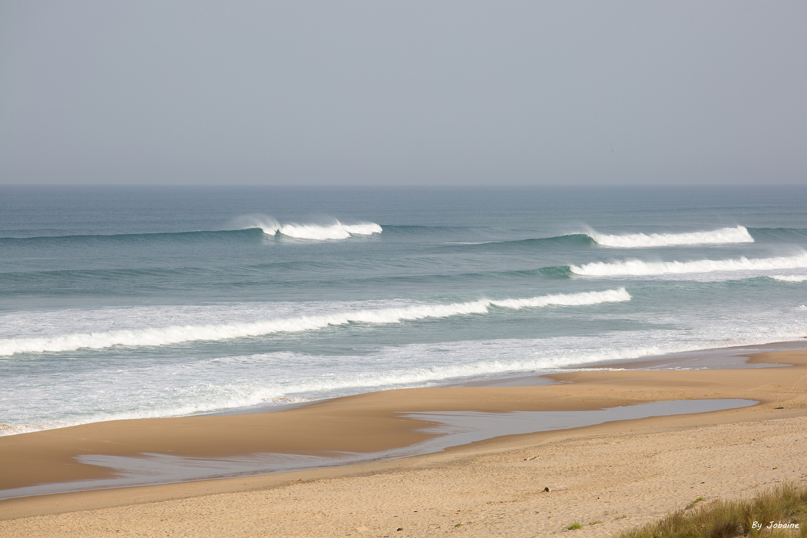 Aujourd' hui, encore cette houle longue cyclonique, Le Porge