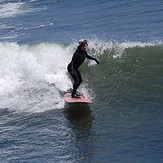 Surfer girl Andie, Pleasure Point-Second Peak
