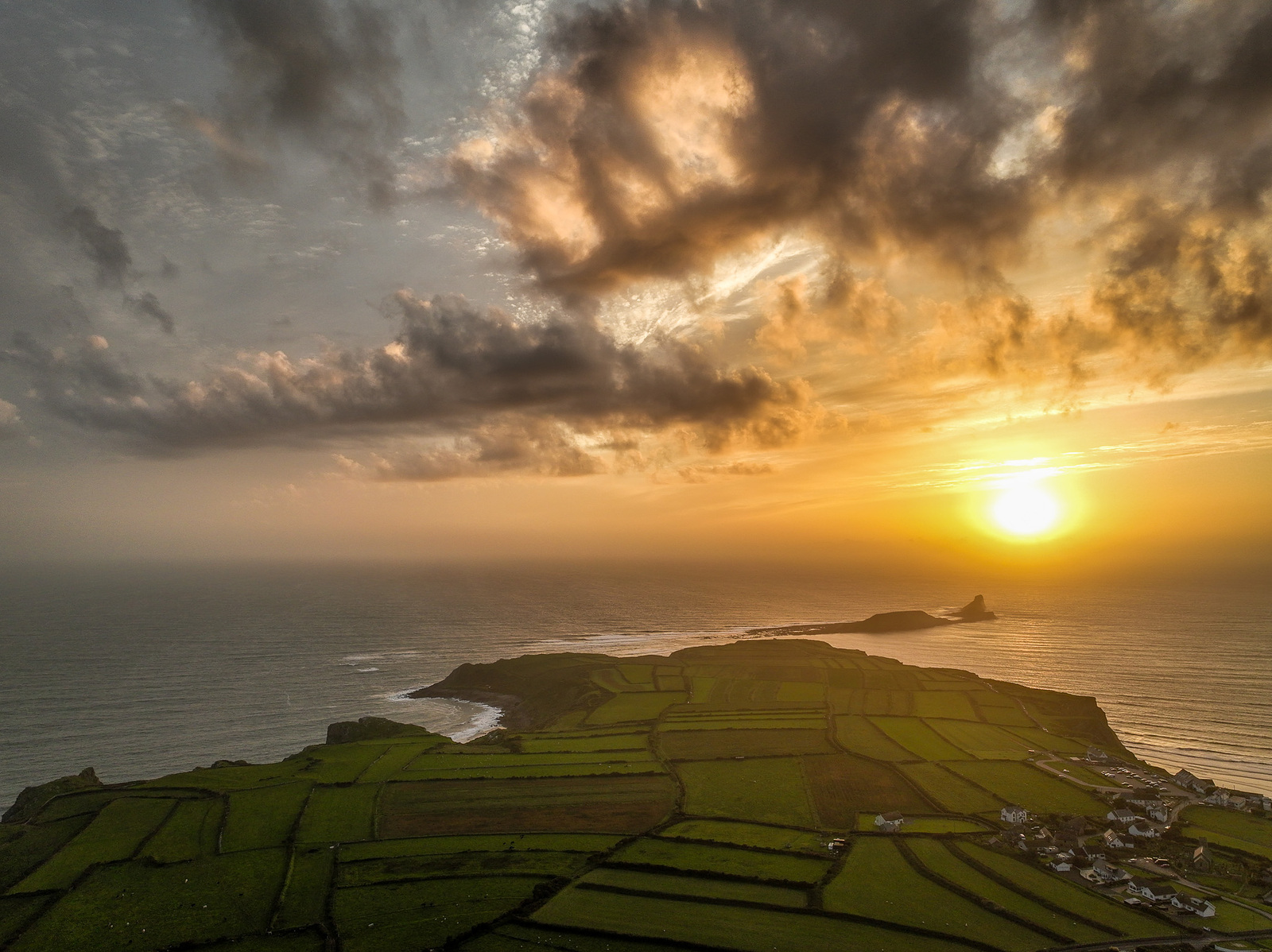 Rhossili and Worm's Head