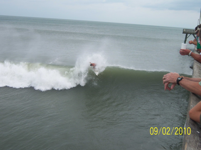 Shane Upchurch off the lip, Long Beach