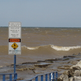 watch the rip currents:), Sheboygan