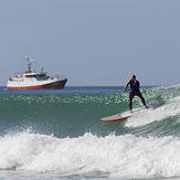 Belle journée de surf d' Octobre, Le Porge