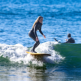 Surfers having fun., Indian Beach/Ecola State Park