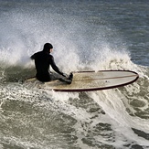 Storm wave surfing, Manasquan Inlet