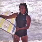 Santa Cruz surfer girl Andie A, Cowells Cove