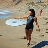 Surfer girl Andie, Waddell Creek