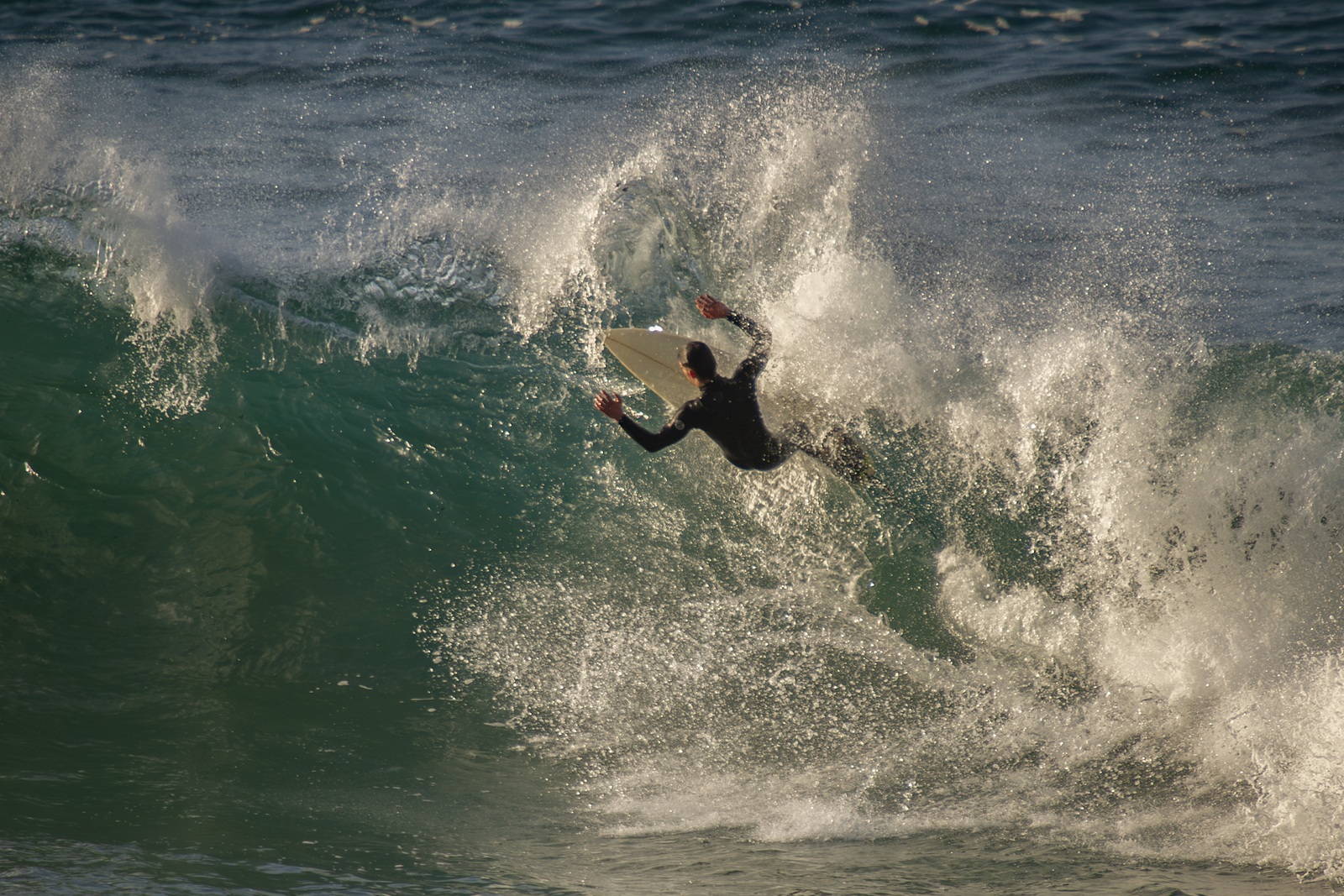 Atardecer Surfeando en Zurriola, Playa de Gros